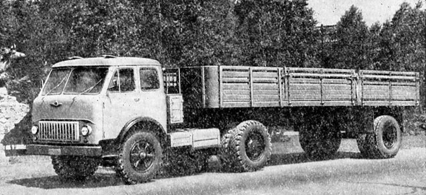 Популярный седельный тягач маз-504 и его модификации