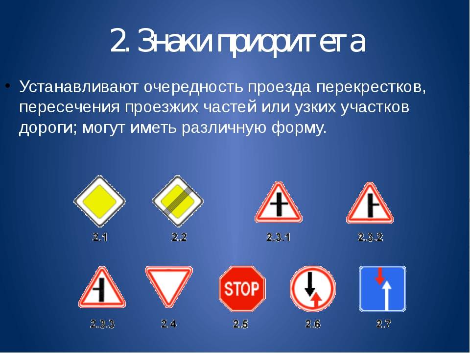 Приложение дорожный знак