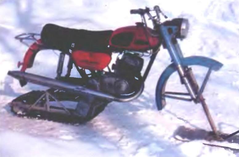 Делаем снегоход из мотоцикла своими руками | мотоблоки и сельхозтехника