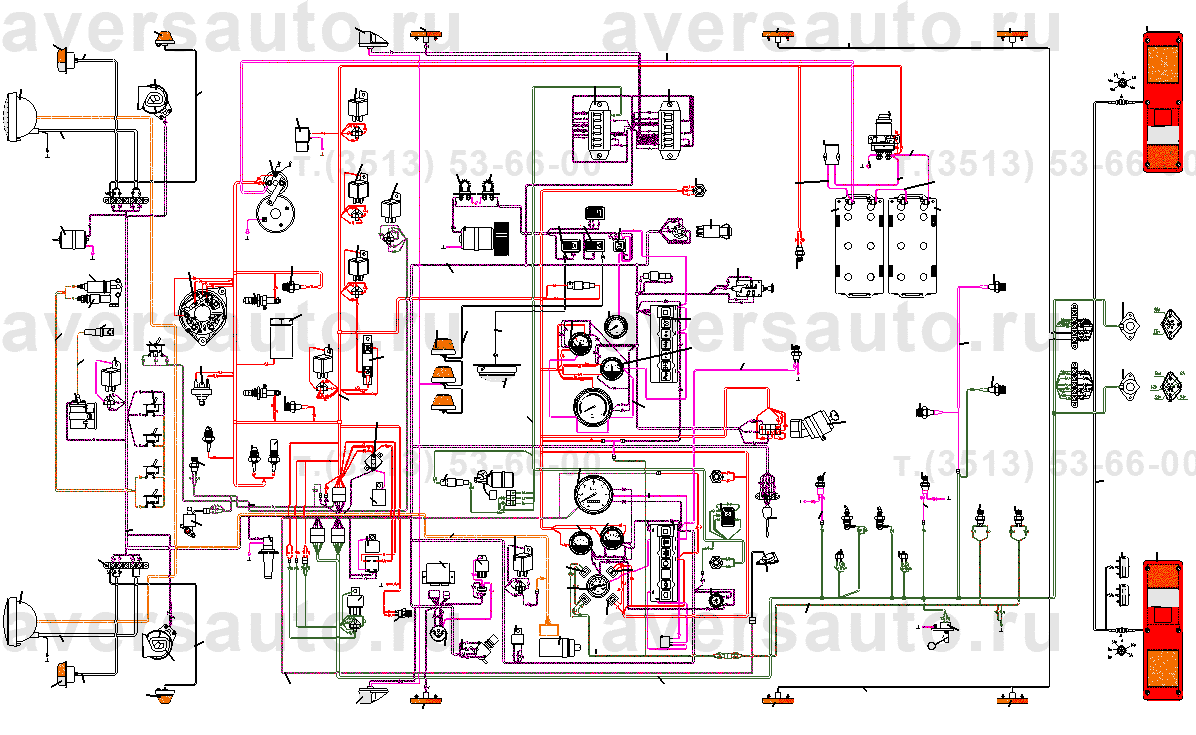 Схема подключения тахометра урал 4320 ямз 238