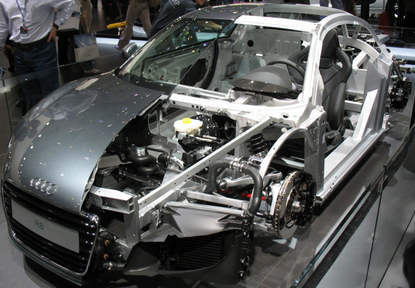 Audi r8 силовая структура кузова