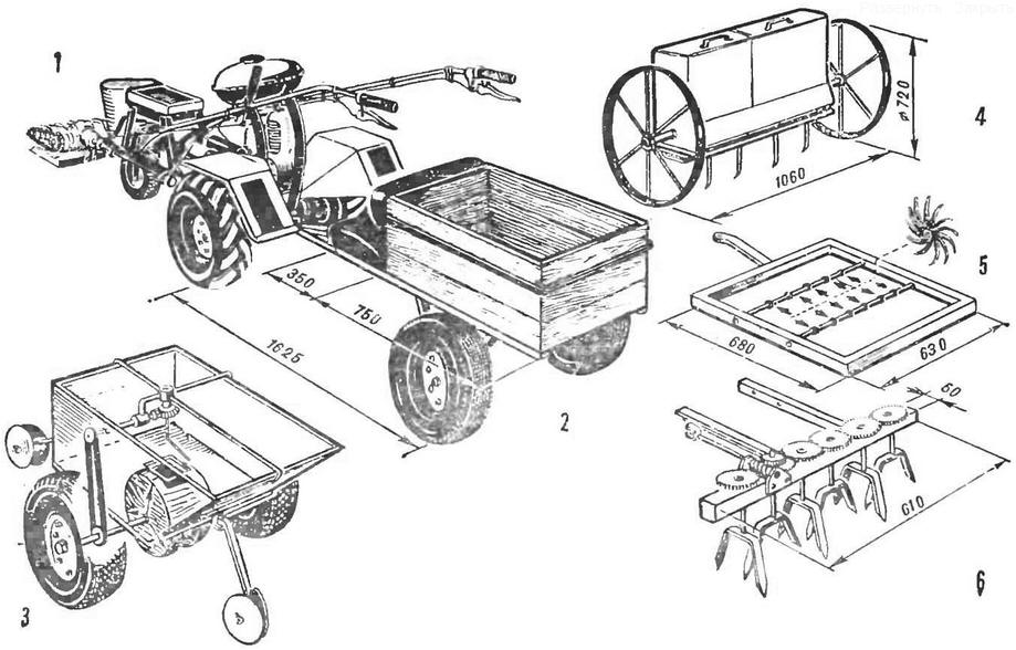 Телега к минитрактору своими руками чертежи