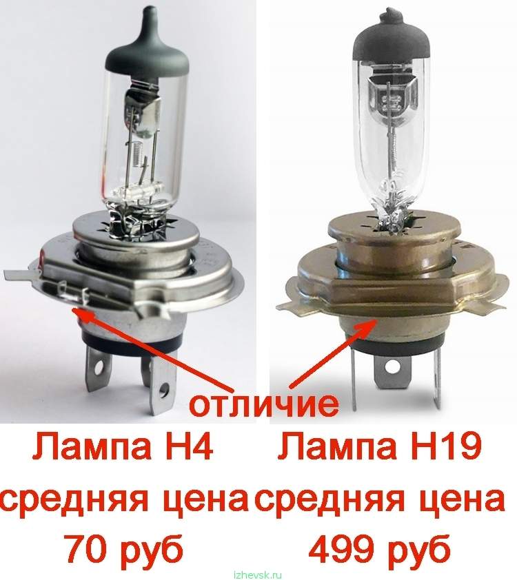Различия ламп. H19 лампа Гранта. Лампа h7 и h4 отличия. H19 лампа отличие от h4. Цоколь н19 и н4.